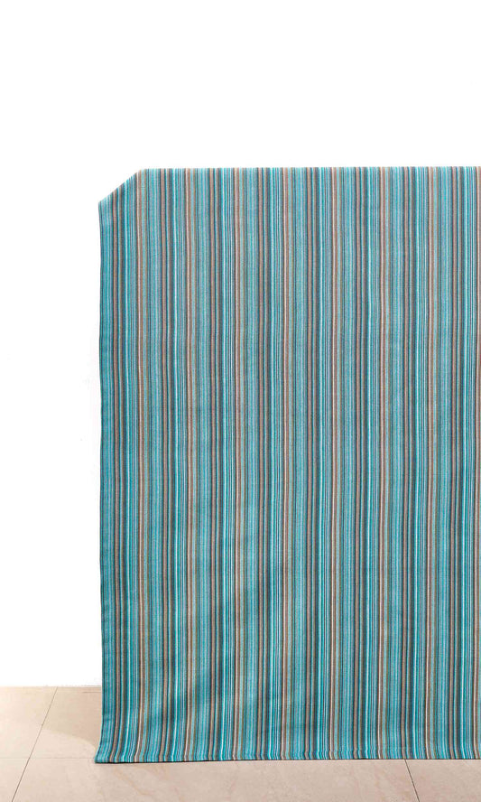 Custom Cotton Home Décor Fabric Sample (Blue)