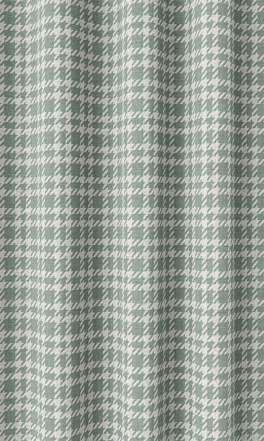 Modern Check Patterned Shades (Duck Egg Blue)
