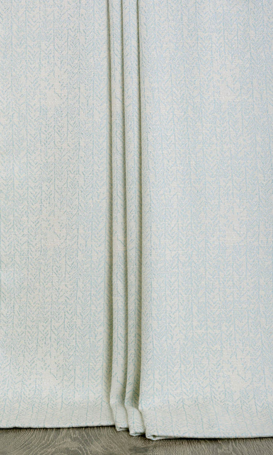 Custom Size Window Roman Shades/ Blinds (White/ Blue)