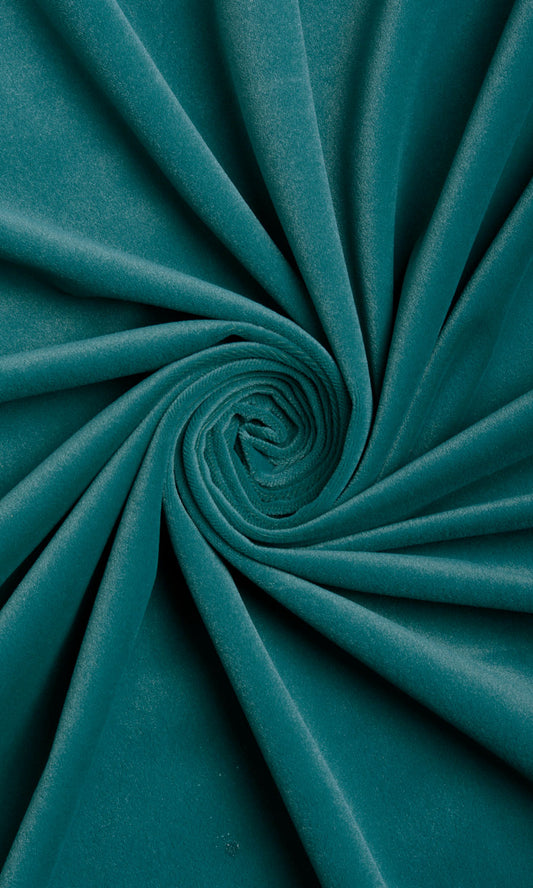 Velvet Blinds (Teal Blue/ Green)