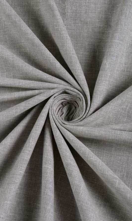 Linen Texture Home Décor Fabric By the Metre (Grey)
