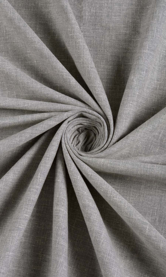 Linen Texture Home Décor Fabric Sample (Grey)