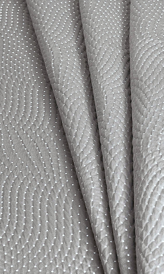 Custom Length Window Home Décor Fabric By the Metre (Grey)
