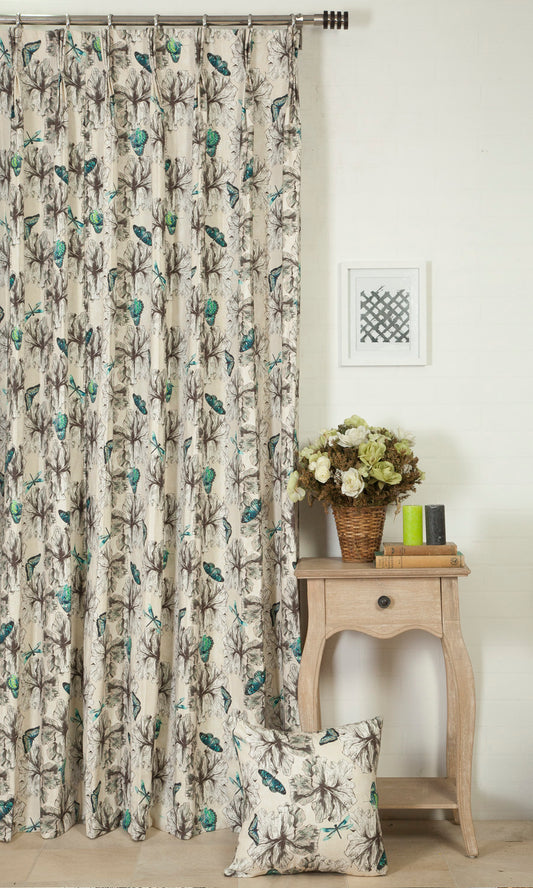 'Darner' Custom Window Roman Blinds/ Shades (Blue)