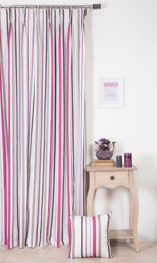 Made to Measure Roman Blinds (Pink/ Beige)