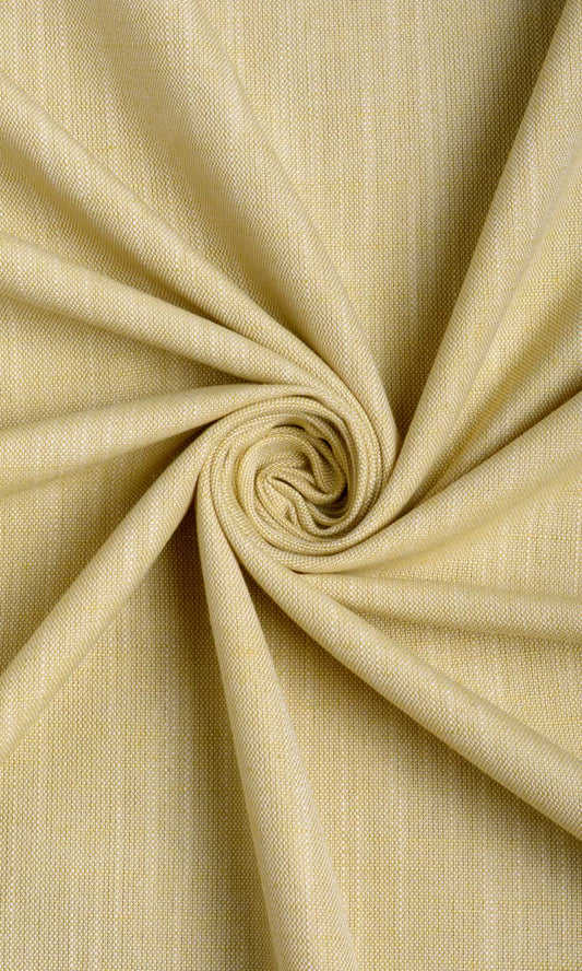 Plain Linen Texture Roman Window Blinds (Yellow)