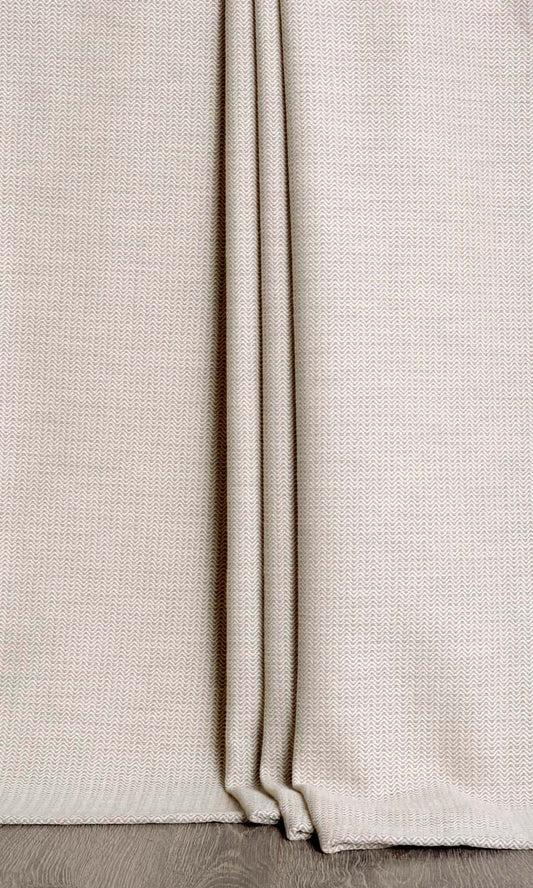 Textured Custom Length Home Décor Fabric By the Metre (Grey/ Beige)