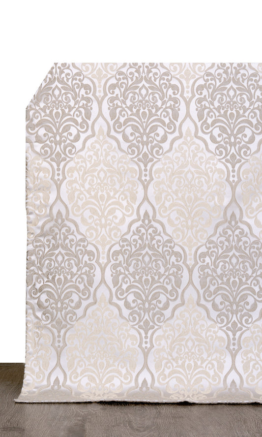 Bespoke Patterned Custom Size Roman Blinds (Beige)