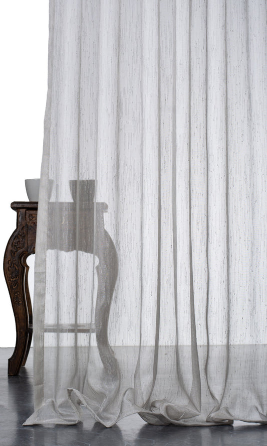 Sheer Window Blinds (Silver-Gray)