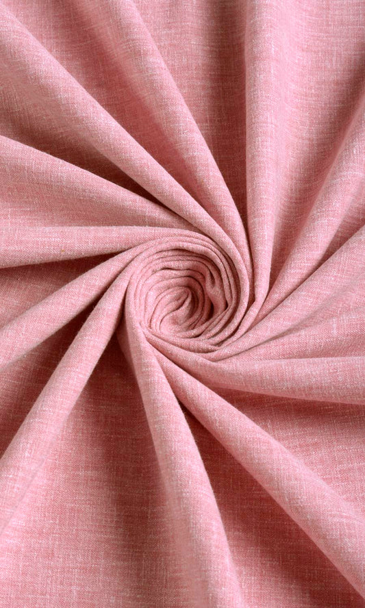 Poly-Cotton Blend Window Roman Shades (Rose Pink)