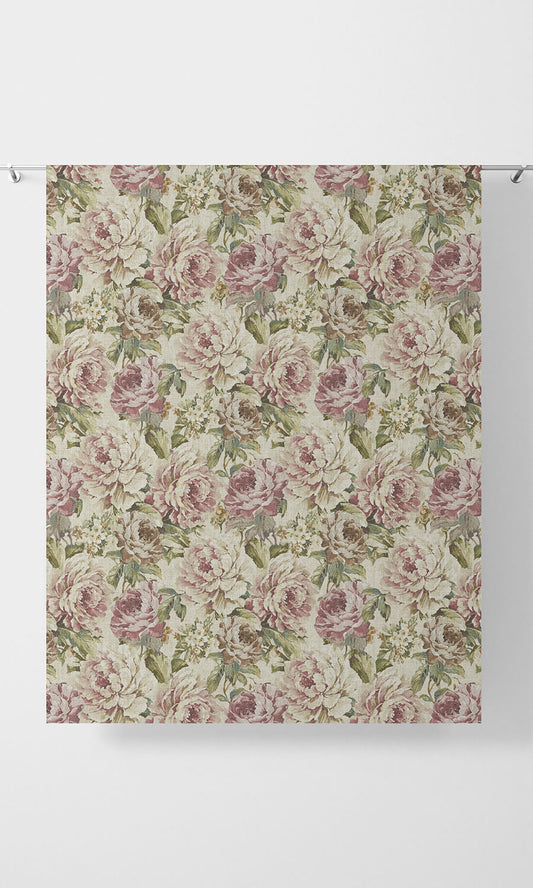 Classic Floral Print Shades (Ivory/ Green/ Pink)