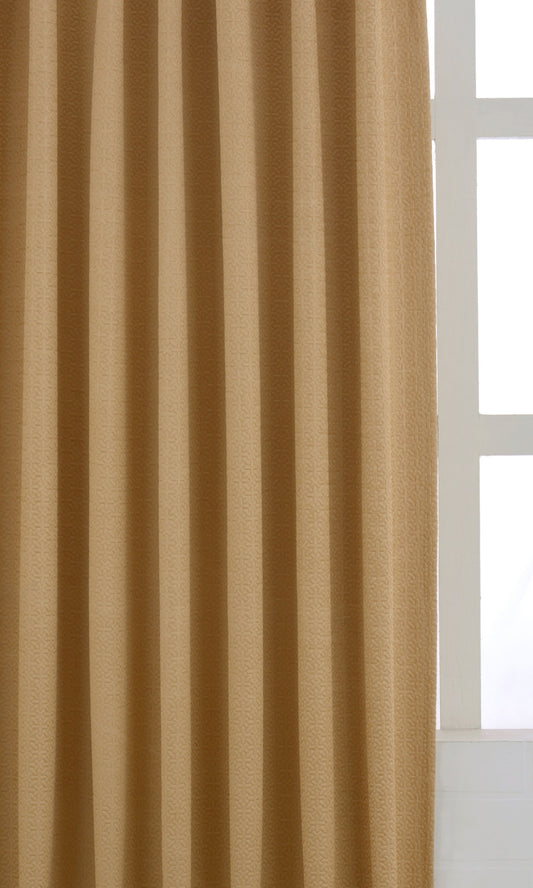 Room Darkening Blackout Roman Shades (Mustard Yellow/ Sorrell Brown)