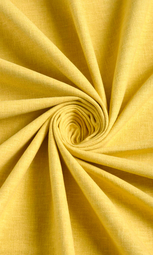 Poly-Cotton Home Décor Fabric By the Metre (Cornflower Yellow)