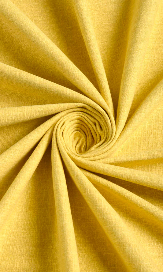 Poly-Cotton Home Décor Fabric Sample (Cornflower Yellow)