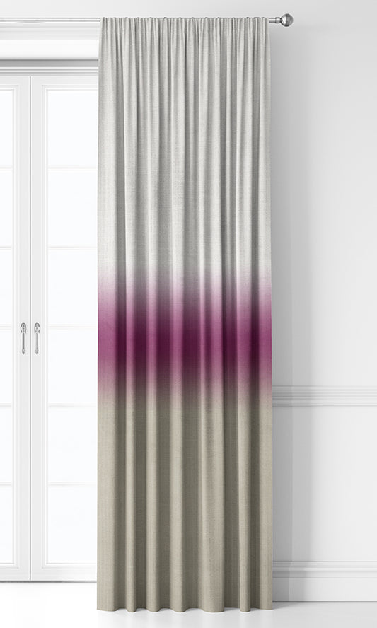 3-Tone Ombre Window Shades (Pink/ Warm Beige)