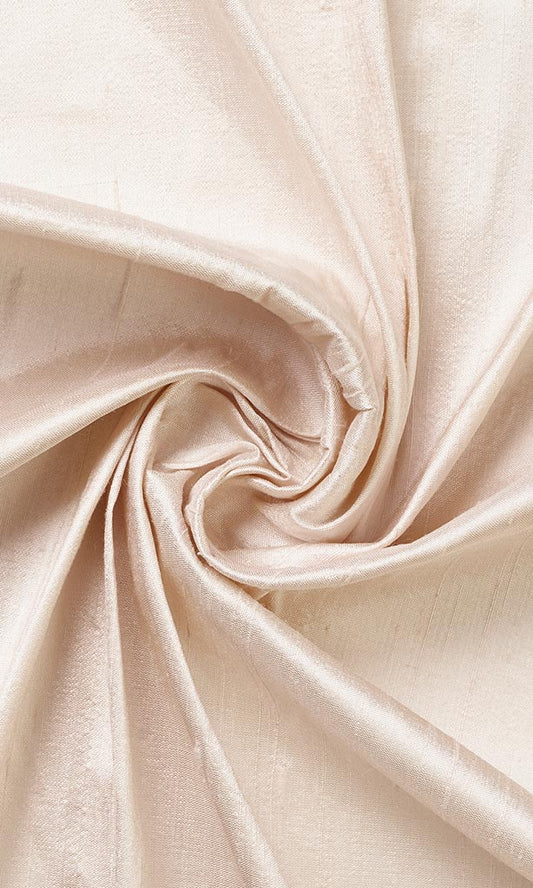 Custom Silk Home Décor Fabric By the Metre (Peach/ Coral Pink)