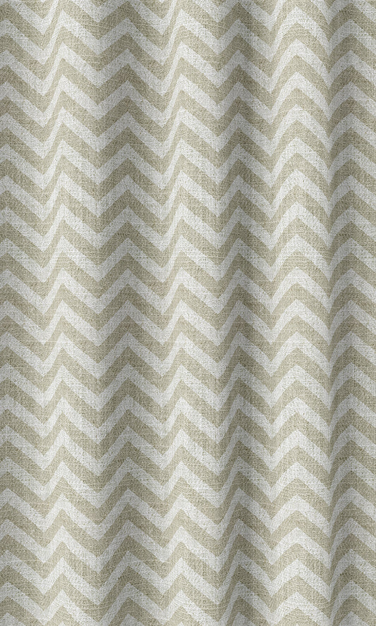 Modern Geometric Print Home Décor Fabric Sample (Beige/ White)