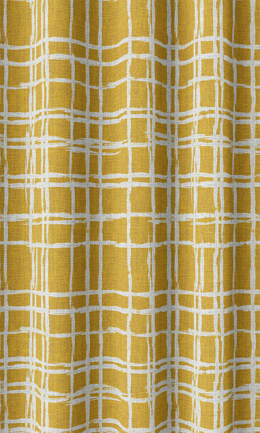 Custom Abstract Print Shades (Yellow/ White)