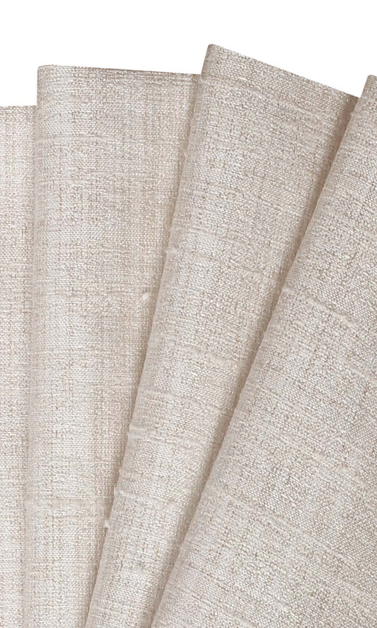 Textured Home Décor Fabric By the Metre (Ivory/ Pale Beige)