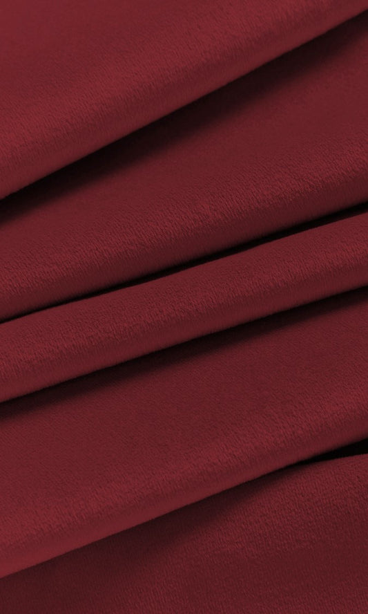 Custom Size Home Décor Fabric Sample (Deep Red)