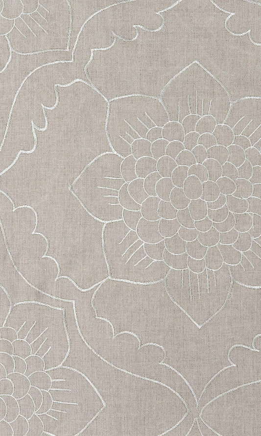 Custom Natural Linen Home Décor Fabric By the Metre (Brown)