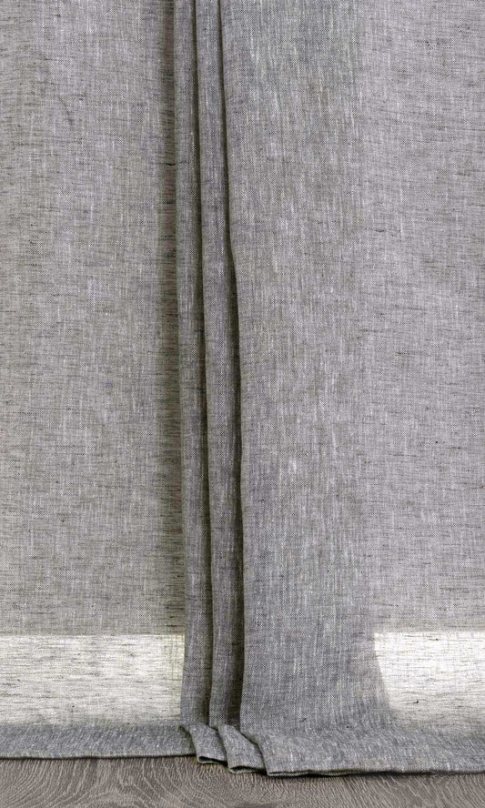 Linen Sheer Window Home Décor Fabric By the Metre (Grey)