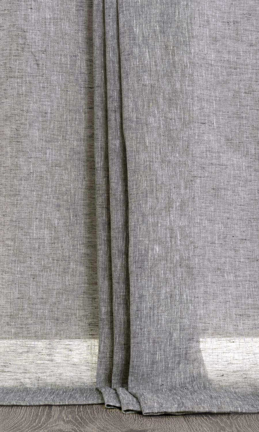 Linen Sheer Window Roman Blinds/ Shades (Grey)