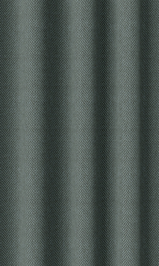 Herringbone Textured Home Décor Fabric Sample (Blue)