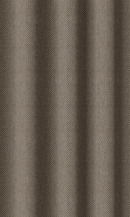 Herringbone Textured Roman Shades  (Brown)