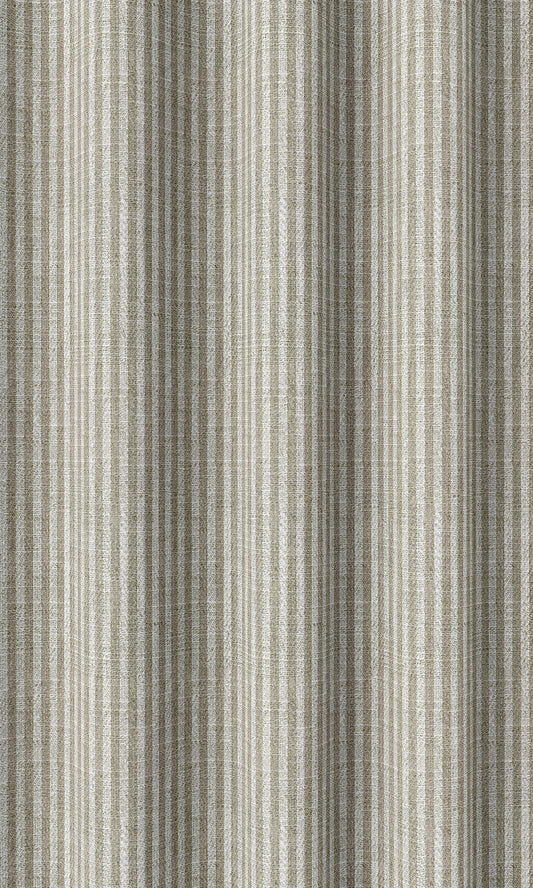 Pinstripe Roman Blinds (Beige/ White)