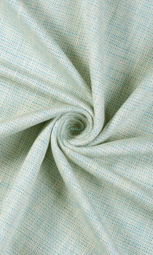 Pastel Blue Bespoke Home Décor Fabric Sample (Pastel Blue)