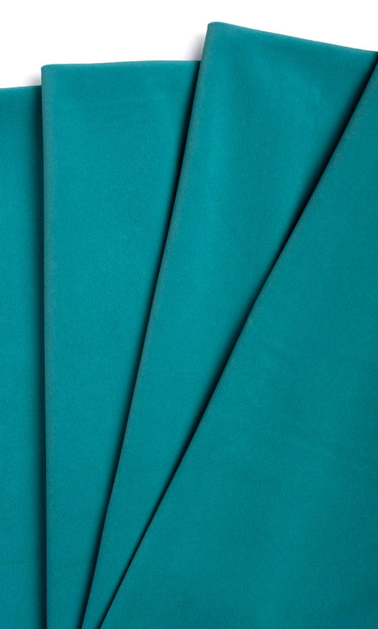 Velvet Home Décor Fabric Sample (Cerulean Blue)