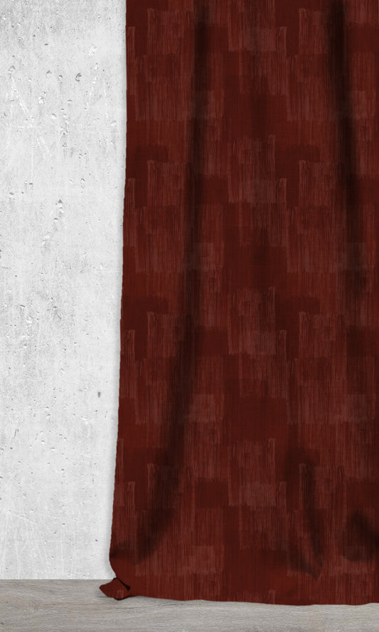 Watercolor Effect Roman Shades (Burgundy Red)