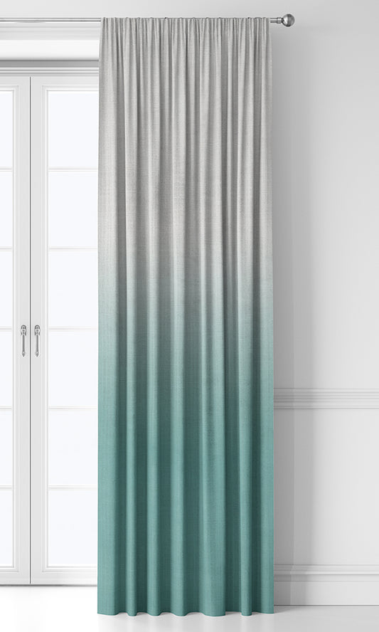 2-Tone Ombre Blinds (Turquoise Blue)