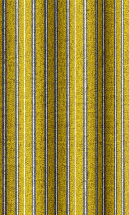 Striped Roman Blinds (Sunflower Yellow)