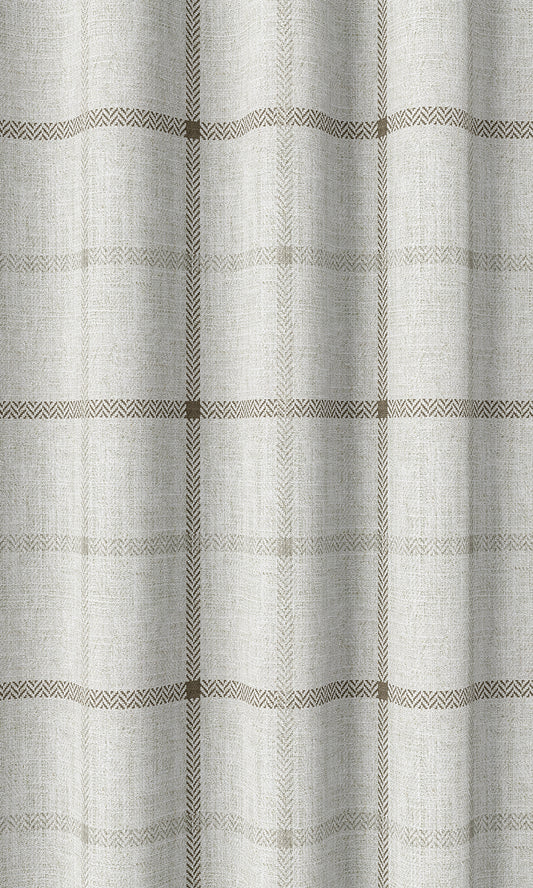 Modern Striped Print Shades (White/ Beige)