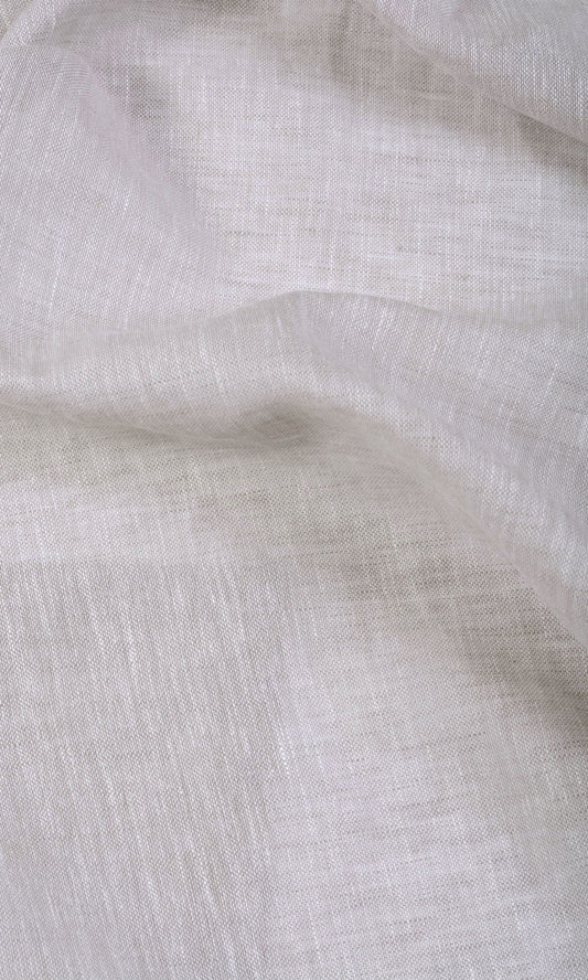 Linen Sheer Window Home Décor Fabric By the Metre (Ash Gray/ Abalone Gray)