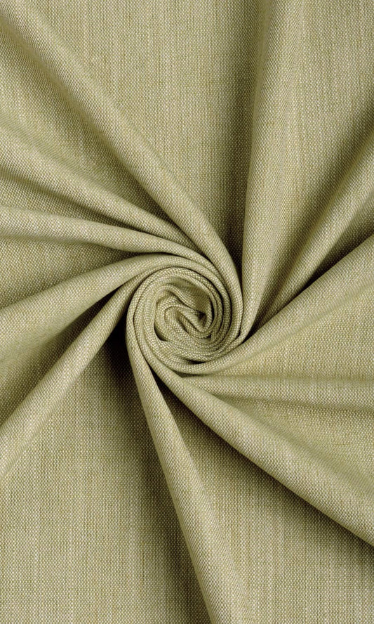 Plain Linen Texture Home Décor Fabric By the Metre (Green)