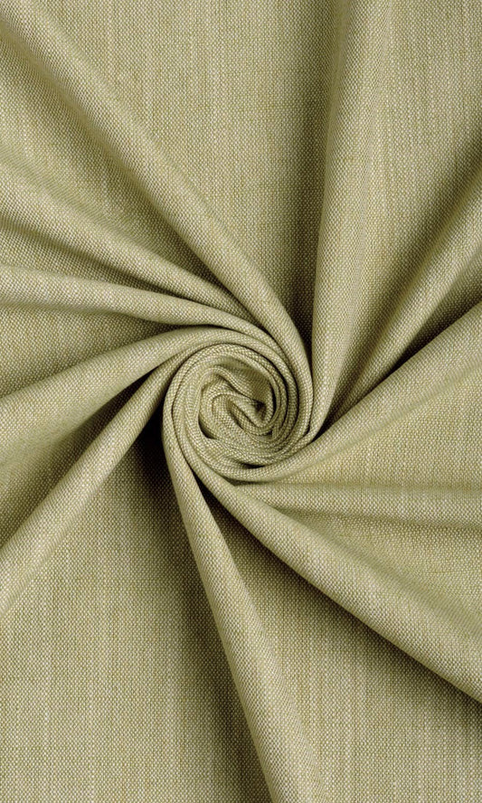 Plain Linen Texture Home Décor Fabric Sample (Green)