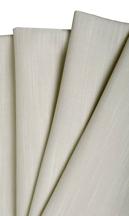 Plain Linen Texture Home Décor Fabric By the Metre (Pale Grey)