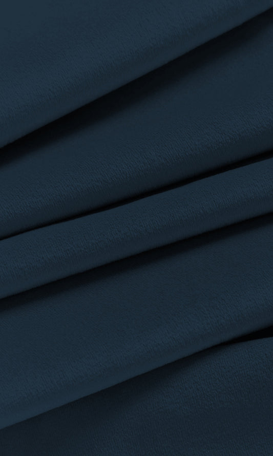 Custom Velvet Home Décor Fabric Sample (Navy Blue)