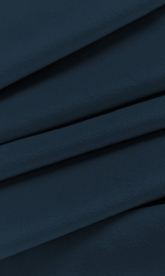 Custom Velvet Home Décor Fabric By the Metre (Navy Blue)