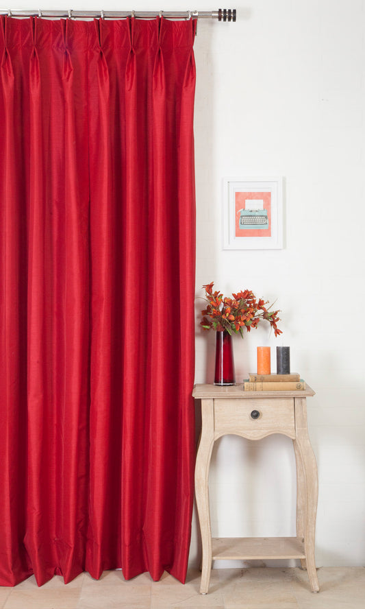 Made to Measure Roman Blinds (Red/ Orange)