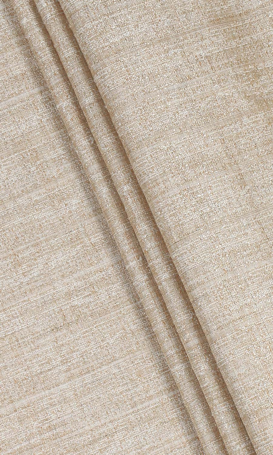 Faux Silk Textured Home Décor Fabric By the Metre (Pale Beige)