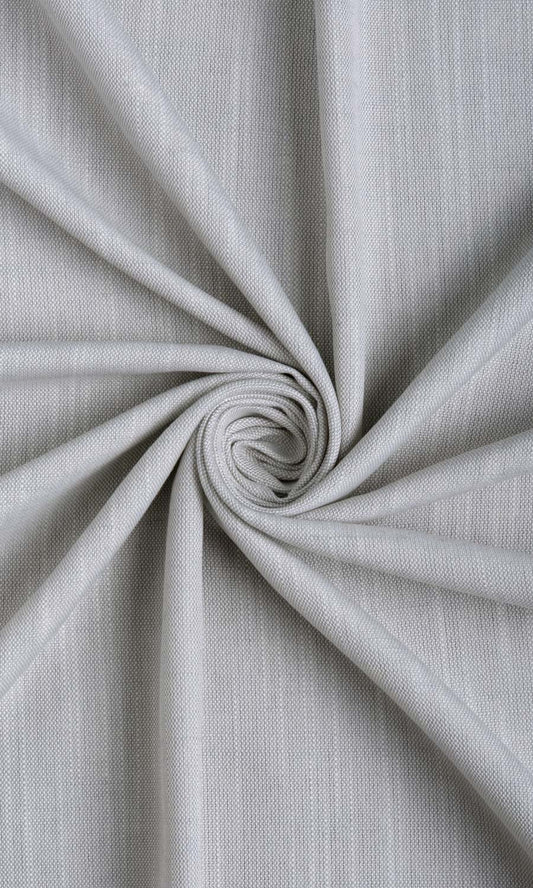 Plain Linen Texture Home Décor Fabric By the Metre (Silver Grey)