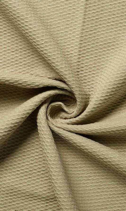 Custom Cotton Home Décor Fabric Sample (Beige-Green)