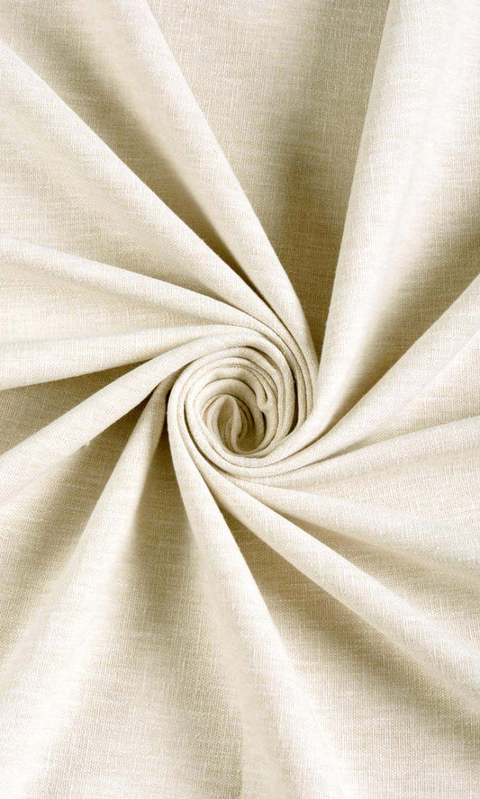 Poly-Cotton Home Décor Fabric By the Metre (Warm Ivory/ Pale Beige)