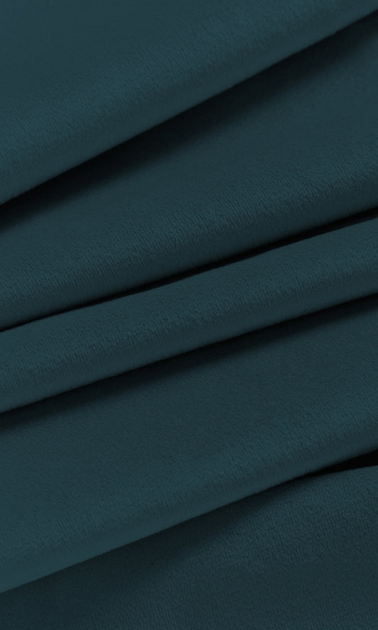 Plain Velvet Home Décor Fabric By the Metre (Deep Blue)