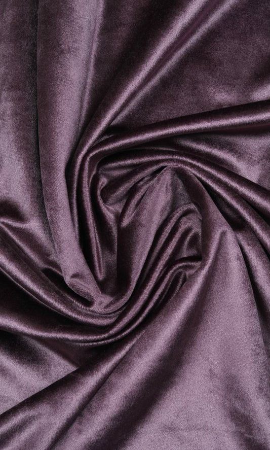 Custom Size Velvet Window Home Décor Fabric By the Metre (Purple)