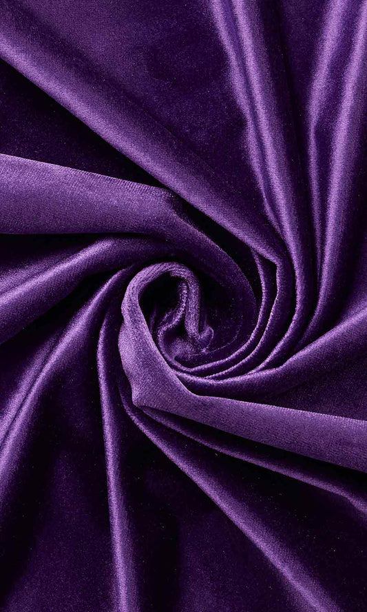 Velvet Custom Size Window Home Décor Fabric By the Metre (Purple)